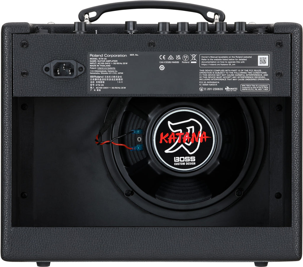Boss KTN-25 Katana-25 25-Watt 1x8 Guitar Combo Amp - view 5