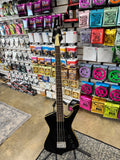 Used Ibanez ICB300 Iceman Bass, Black - full front view - Pop's Music, Jackson TN