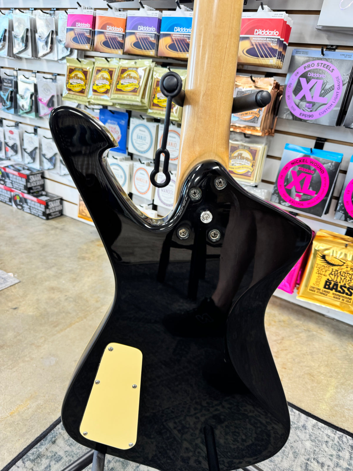 Used Ibanez ICB300 Iceman Bass, Black - back of body
