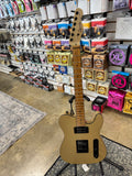 Used Squier Contemporary Telecaster RH, Shoreline Gold - full front view - Pop's Music, Jackson TN