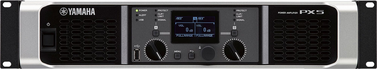 Yamaha PX5 2-Channel Power Amplifier with DSP - 800W x 2 at 4 Ohms
