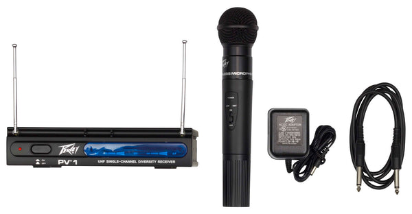 Peavey PV-1 U1 HH UHF Handheld Wireless System 911.700MHZ