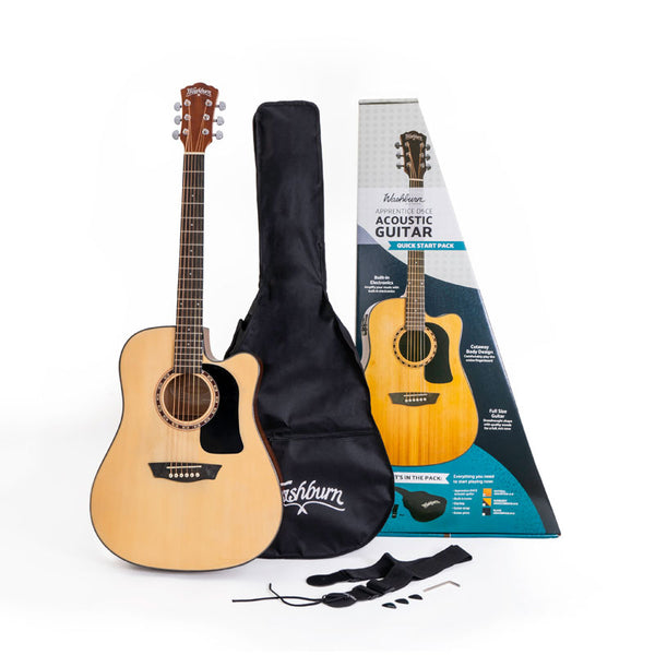 Washburn AD5CEPACK Natural Package Deal
