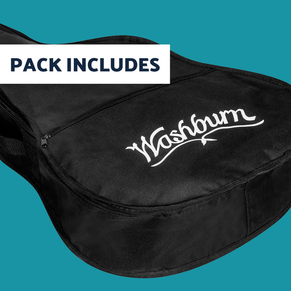 Washburn AD5CEPACK Natural Package Deal