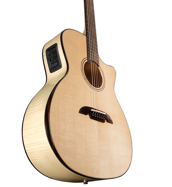 Alvarez AGFM80CEAR ARTIST ELITE GRAND AUDITORIUM ACOUSTIC ELECTRIC W/SLIM BEVEL ARMREST & CUTAWAY - Natural