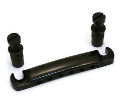 Allparts TP-3445-003 METRIC ECONOMY STOP TAILPIECE Black