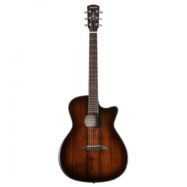Alvarez Artist Elite Series AGA99-CUSTOM Figured Acacia w/ Macassar Ebony Grand Auditorium Acoustic Electric - Shadowburst