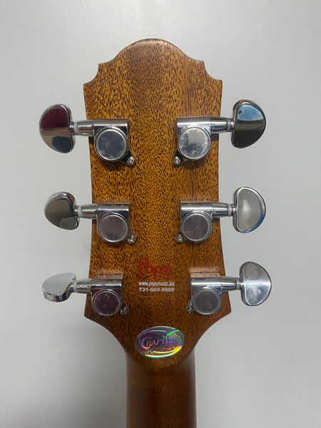 Crafter HD100-CE-BR Silver series 100 dreadnought acoustic-electric guitar with cutaway Brown