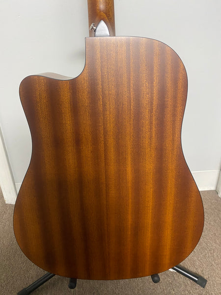 Crafter HD100-CE-BR Silver series 100 dreadnought acoustic-electric guitar with cutaway Brown