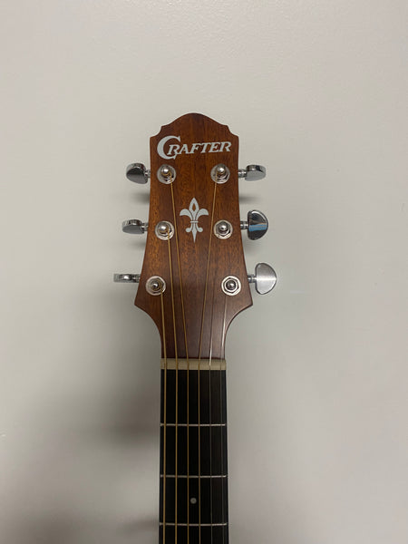 Crafter HD100-CE-N Silver series 100 dreadnought acoustic-electric guitar with cutaway