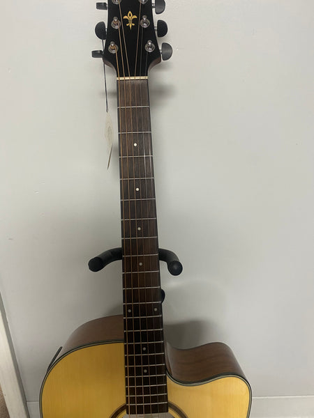 Crafter HD250-CE-N Silver series 250, dreadnought acoustic-electric guitar with cutaway