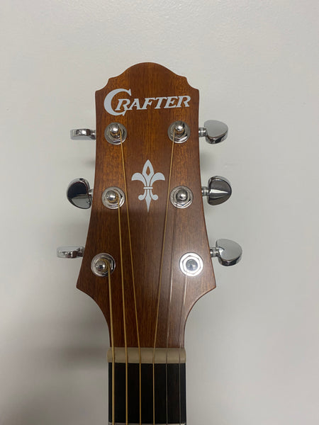 Crafter HT100-CE-N Silver series 100 Orchestra acoustic-electric guitar with cutaway