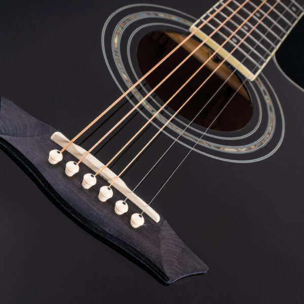 Washburn EA10B Festival Series Petite Jumbo with Electronics Black