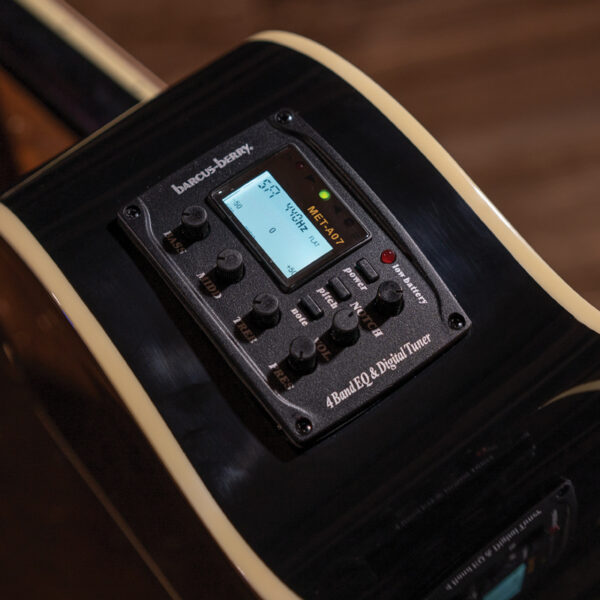 Washburn EA10B Festival Series Petite Jumbo with Electronics Black
