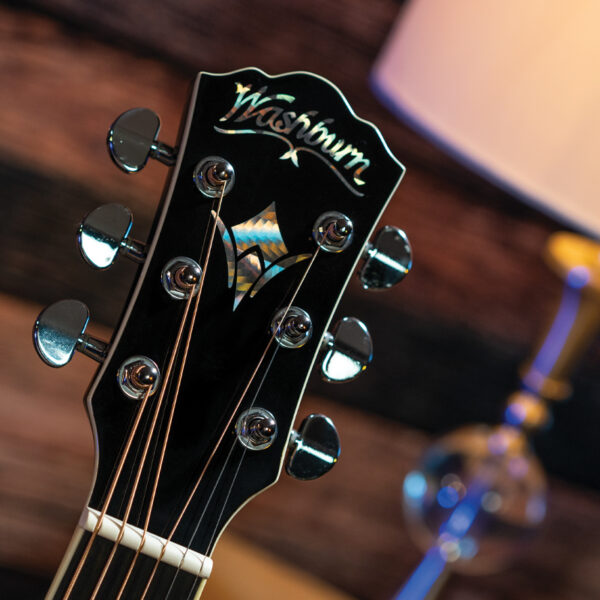 Washburn EA10B Festival Series Petite Jumbo with Electronics Black