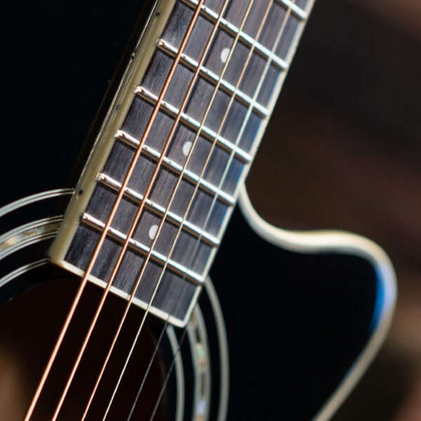 Washburn EA10B Festival Series Petite Jumbo with Electronics Black