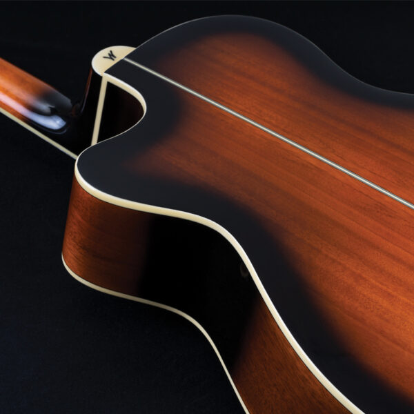 Washburn EA15ATB Festival Series Mini Jumbo Acoustic-Electric Guitar Tobacco Sunburst