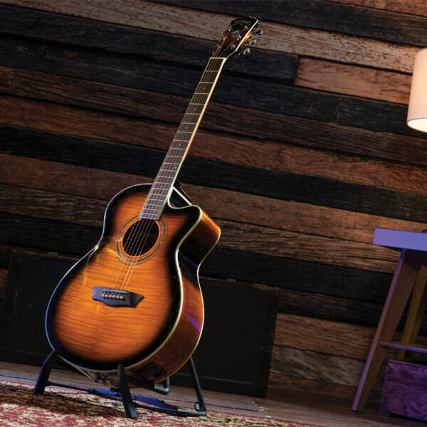 Washburn EA15ATB Festival Series Mini Jumbo Acoustic-Electric Guitar Tobacco Sunburst