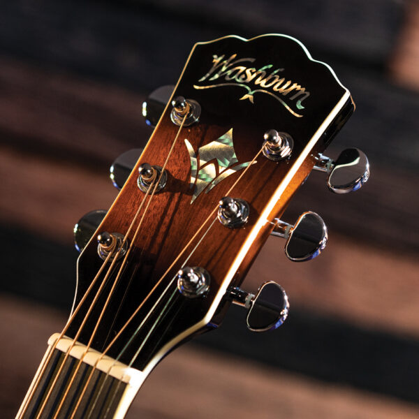 Washburn EA15ATB Festival Series Mini Jumbo Acoustic-Electric Guitar Tobacco Sunburst