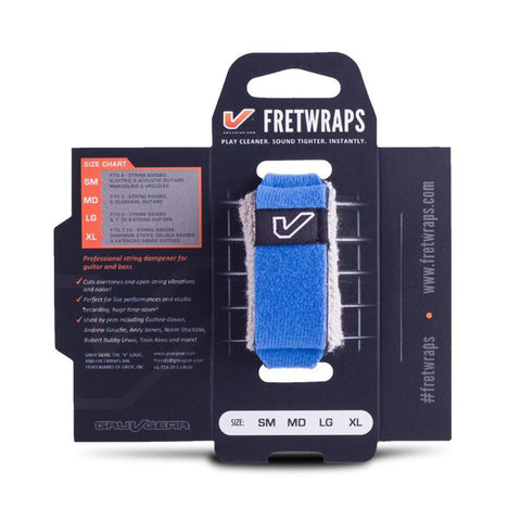 Fretwraps 1 Pack Large Blue FW-1PK-BLU-LG