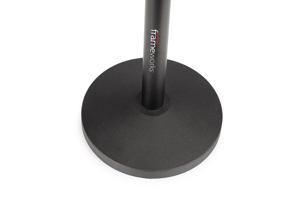 Gator GFW-RINGLIGHTDSKTP Ring Light Round Base Desktop Stand W/ Phone Clamp