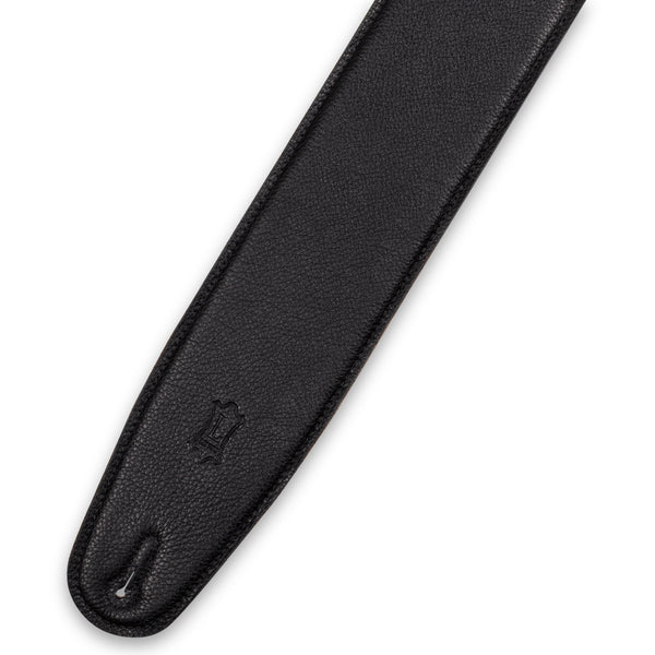 Levy's MRH4GF-BLK Right Height M4GF Garment Leather Bass Strap