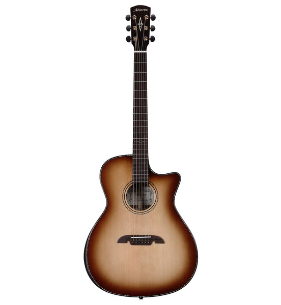 Alvarez MGA70WCEARSHB MASTERWORKS GRAND ADUITORIUM ALL SOLID AE. SITKA/WALNUT W/CUTAWAY & BEVEL ARMREST