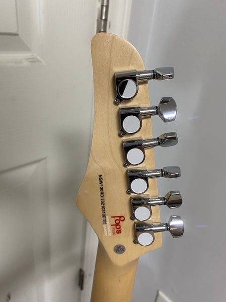 Nashville Guitar Works Double Cutaway Electric 130RD Red