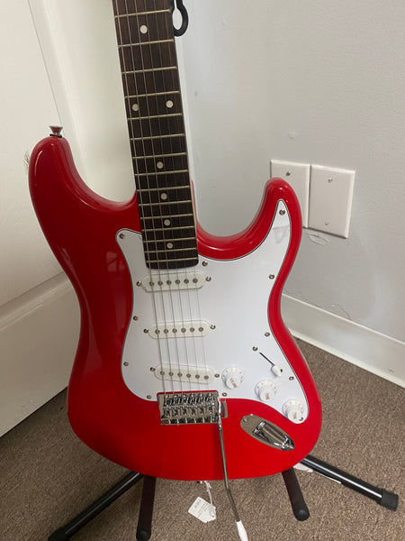 Nashville Guitar Works Double Cutaway Electric 130RD Red