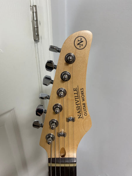 Nashville Guitar Works Double Cutaway Electric 130RD Red