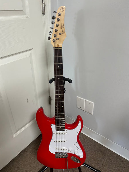 Nashville Guitar Works Double Cutaway Electric 130RD Red