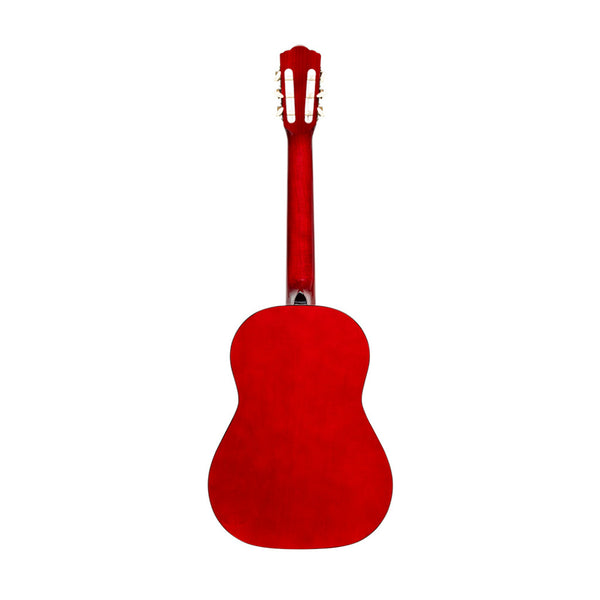 Stagg SCL50-RED 4/4 Classical Guitar with Linden Top Red