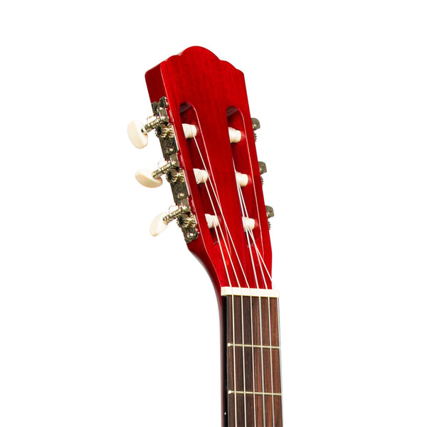 Stagg SCL50-RED 4/4 Classical Guitar with Linden Top Red