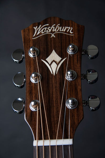 Washburn WCG20SCE Comfort Series Cutaway Grand Auditorium w/ Electronics Natural