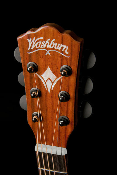 Washburn WCG55CE Comfort Series Koa Grand Auditorium Cutaway w/ Electoronics Natural