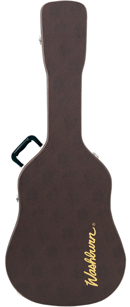 Washburn GCFDLX Folk Acoustic Guitar Case Deluxe Brown