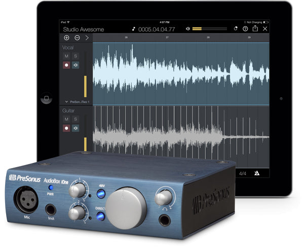 Presonus AudioBox iOne: The USB/iPad Audio Interface for Guitarists and Songwriters