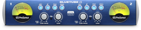 Presonus BlueTube DP V2: 2-channel, dual-path mic/instrument preamp