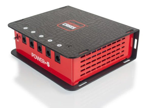 GTR-PWR-5 Pedal Board Power Supply With 5 Isolated Outputs