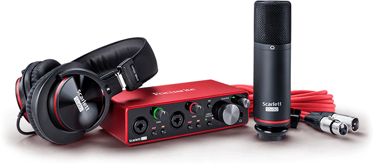 Focusrite Scarlett 2i2 Studio 3rd Gen USB Recording Bundle