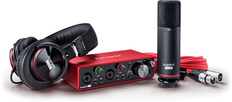 Focusrite Scarlett 2i2 Studio 3rd Gen USB Recording Bundle