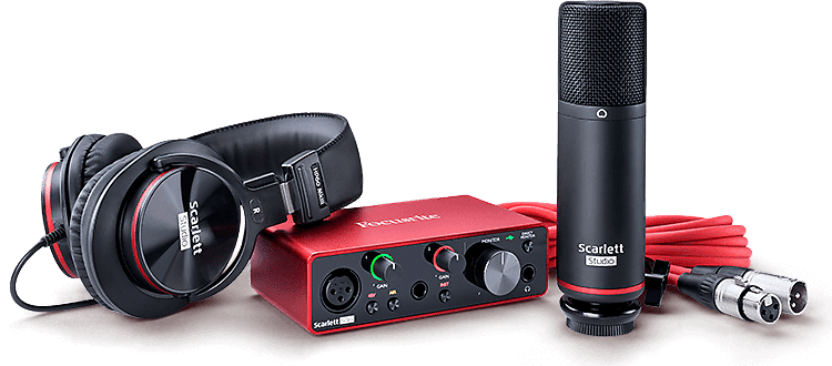 Focusrite Scarlett Solo Studio 3rd Gen USB Recording Bundle