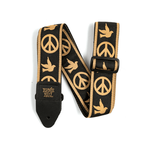 Ernie Ball PO4613 PEACE LOVE DOVE JACQUARD STRAP