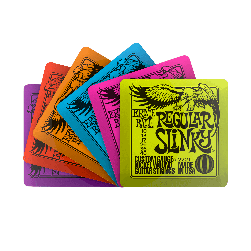 Ernie Ball PO4003 SLINKY COASTERS 6 PACK
