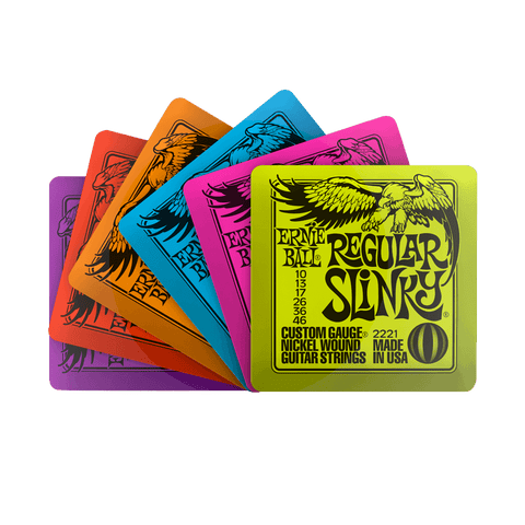 Ernie Ball PO4003 SLINKY COASTERS 6 PACK