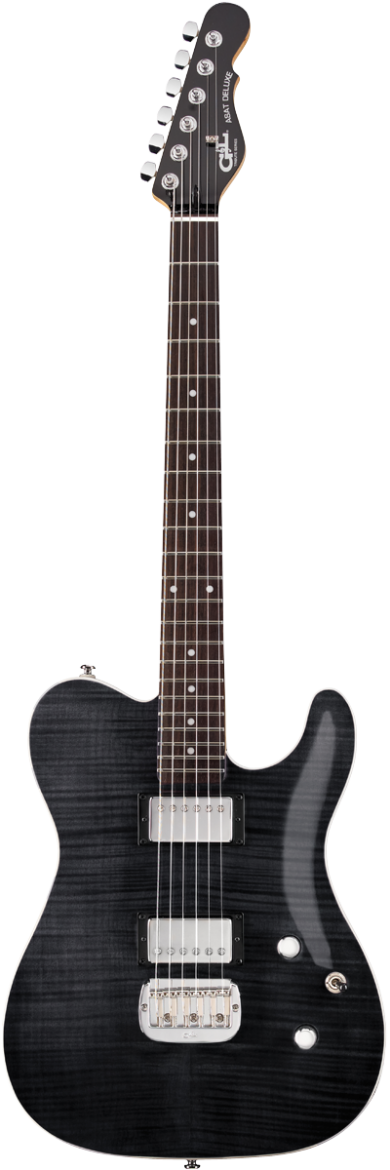 G&L Tribute Series ASAT Deluxe Trans Black - NOS