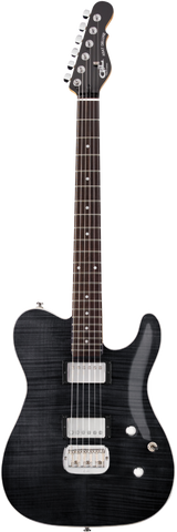 G&L Tribute Series ASAT Deluxe Trans Black