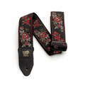 Ernie Ball PO4142 RED ROSE JACQUARD GUITAR STRAP