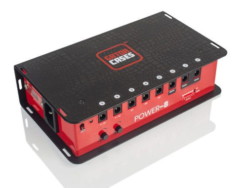 GTR-PWR-8 Pedal Board Power Supply With 8 Isolated Outputs